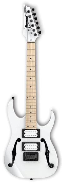 Ibanez PGMM31 WH Mikro Paul Gilbert Guitarra Eléctrica Blanca 1