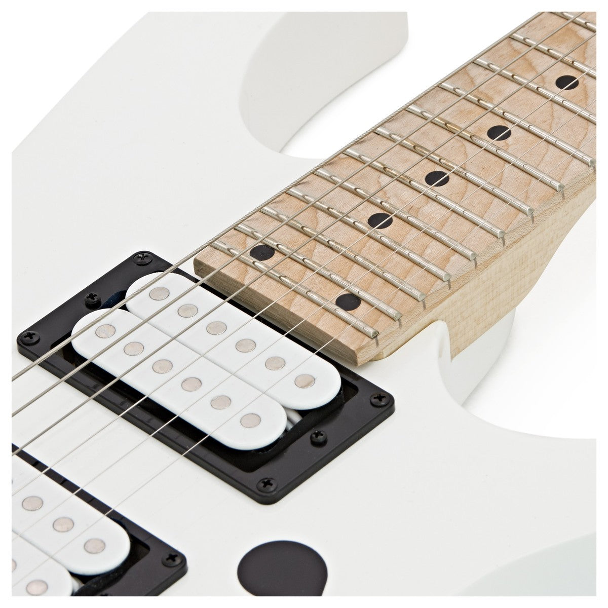 Ibanez PGMM31 WH Mikro Paul Gilbert Guitarra Eléctrica Blanca 5