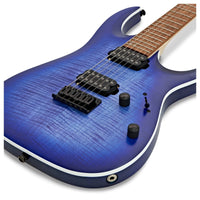 Ibanez RGA42FM BLF Guitarra Eléctrica Blue Lagoon Burst Flat 4