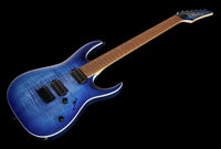 Ibanez RGA42FM BLF Guitarra Eléctrica Blue Lagoon Burst Flat 19