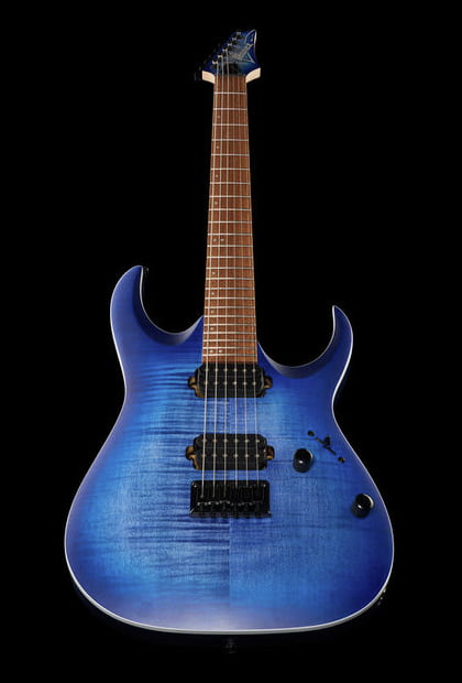 Ibanez RGA42FM BLF Guitarra Eléctrica Blue Lagoon Burst Flat 23