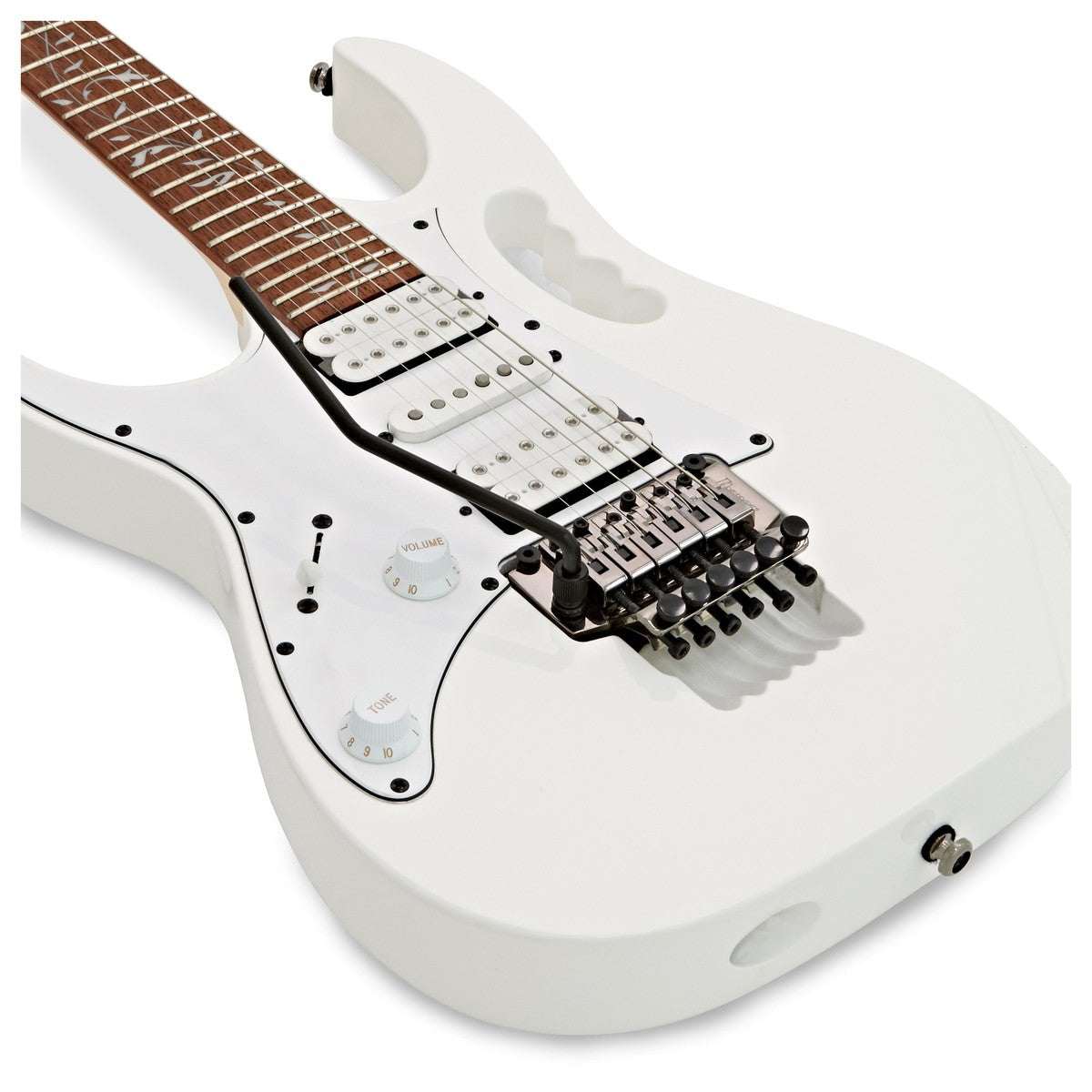 Ibanez JEMJR L WH Guitarra Eléctrica Zurdos Blanca 6