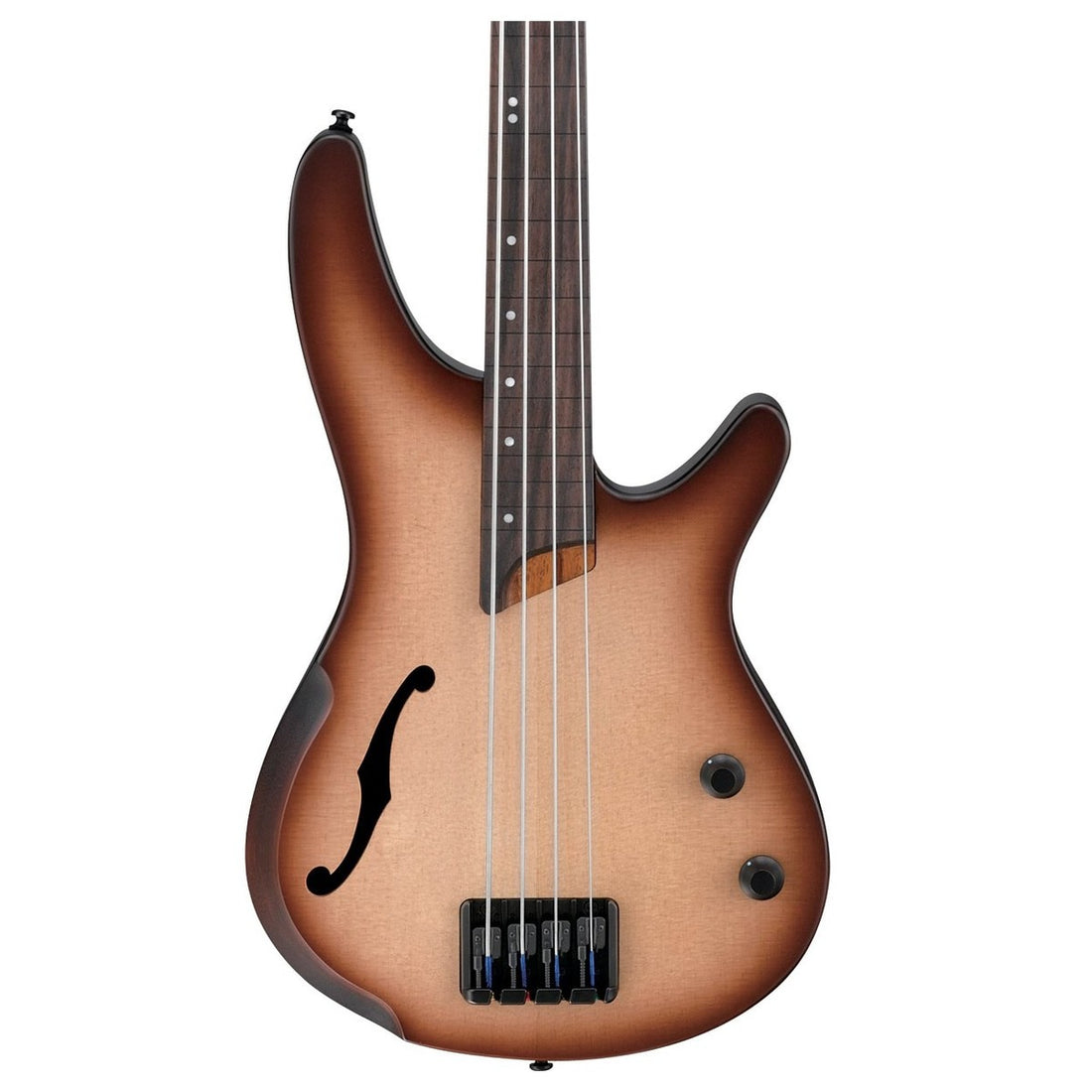 Ibanez SRH500F NNF Workshop Bajo Eléctrico Fretless Natural Browned Burst 2