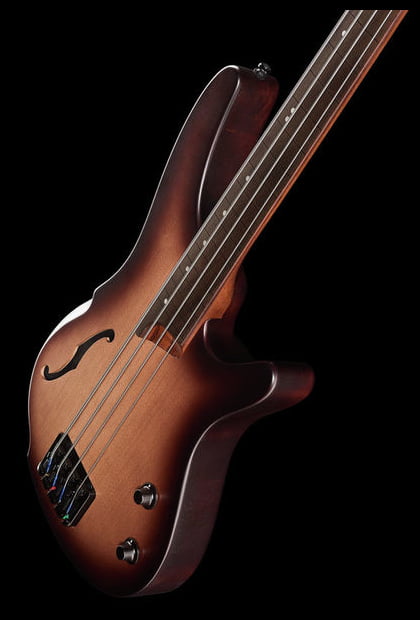 Ibanez SRH500F NNF Workshop Bajo Eléctrico Fretless Natural Browned Burst 14