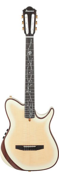Ibanez TOD100FMN TMM Tim Henson Guitarra Clásica Electrificada Toasted Marshmallow Matte 1