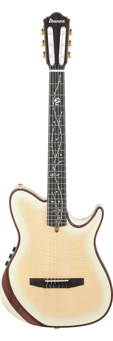Ibanez TOD100FMN TMM Tim Henson Guitarra Clásica Electrificada Toasted Marshmallow Matte 1