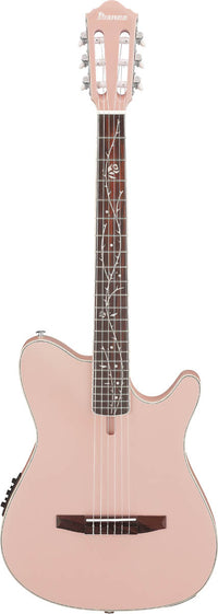 Ibanez TOD10N PAF Tim Henson Guitarra Clásica Electrificada Pearl Pink Flat 1