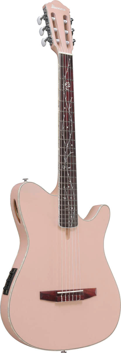 Ibanez TOD10N PAF Tim Henson Guitarra Clásica Electrificada Pearl Pink Flat 3