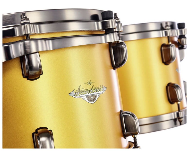 Tama MA42TZUS Sam Starclassic Maple Batería Acústica Satn Aztec Gold Metallic 4