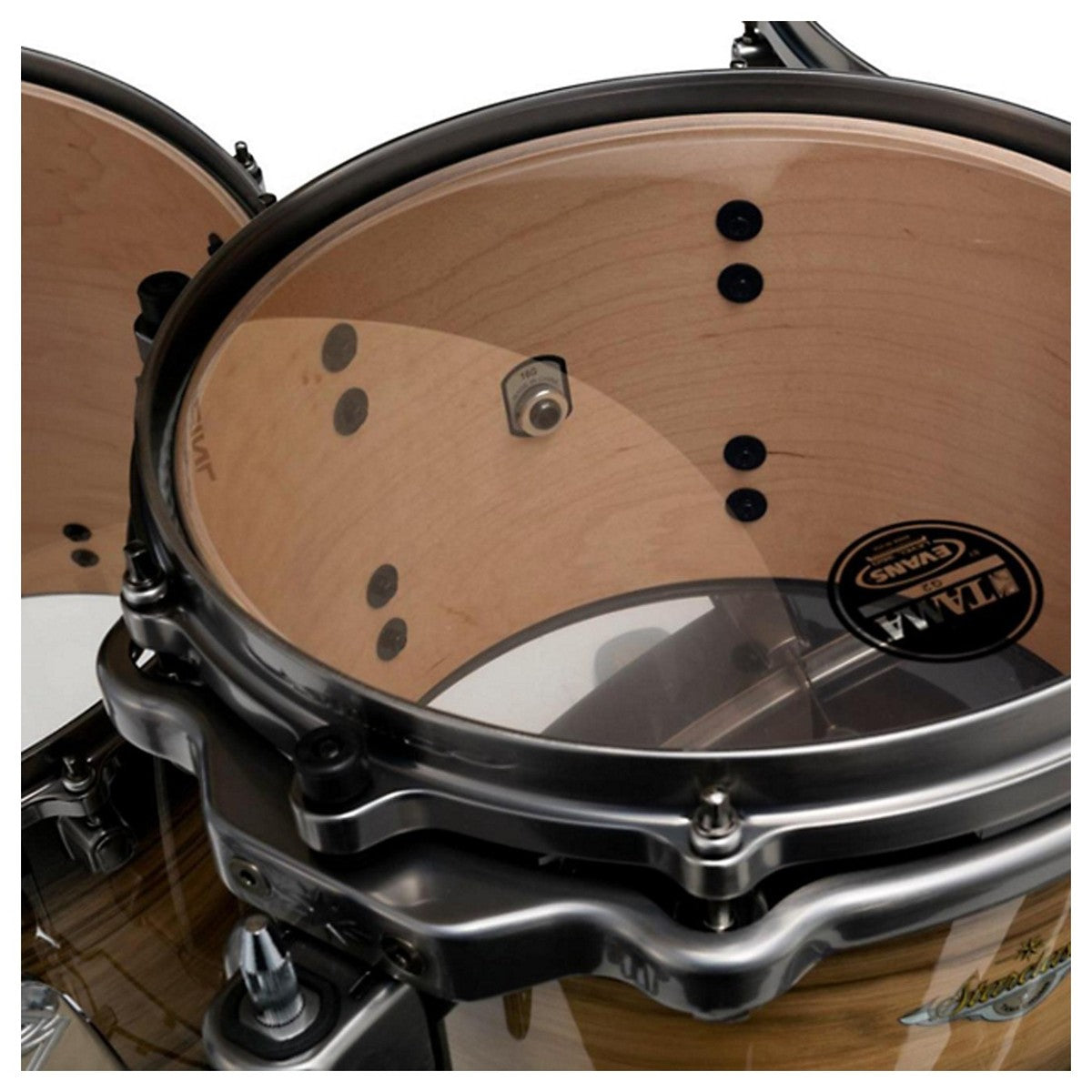 Tama ME42TZUS LNWB Starclassic Maple Batería Acústica Natural Pacific Walnut Burst 3