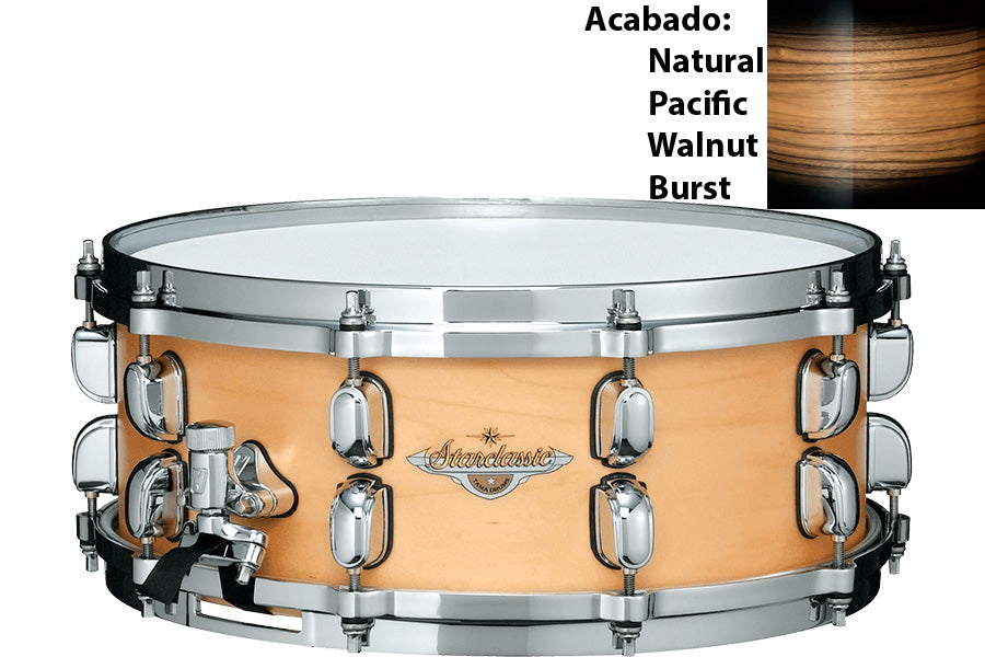 Tama MES1455U LNWB Caja Batería 14X5.5 Maple Natural Burst 1