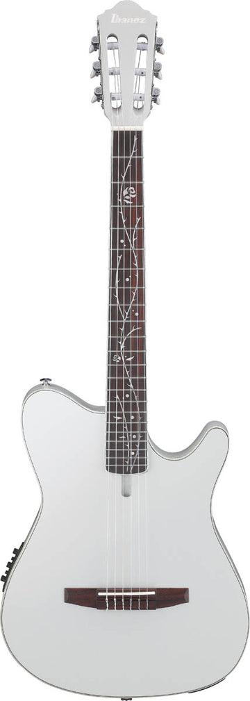 Ibanez TOD10N SMF Tim Henson Guitarra Clásica Electrificada Silver Metallic Flat 1