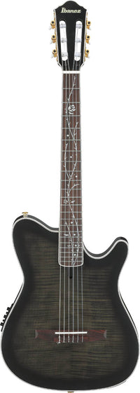 Ibanez TOD20FMN BFL Tim Henson Guitarra Clásica Electrificada Black Burst Fade 1
