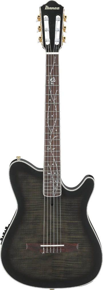 Ibanez TOD20FMN BFL Tim Henson Guitarra Clásica Electrificada Black Burst Fade 1