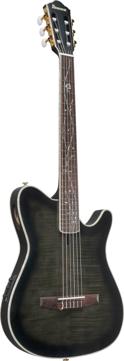 Ibanez TOD20FMN BFL Tim Henson Guitarra Clásica Electrificada Black Burst Fade 3
