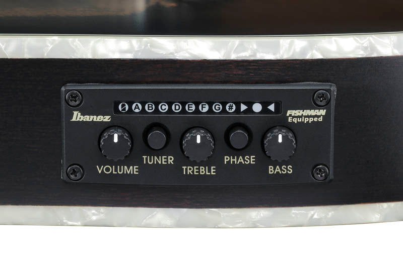 Ibanez TOD20FMN BFL Tim Henson Guitarra Clásica Electrificada Black Burst Fade 4