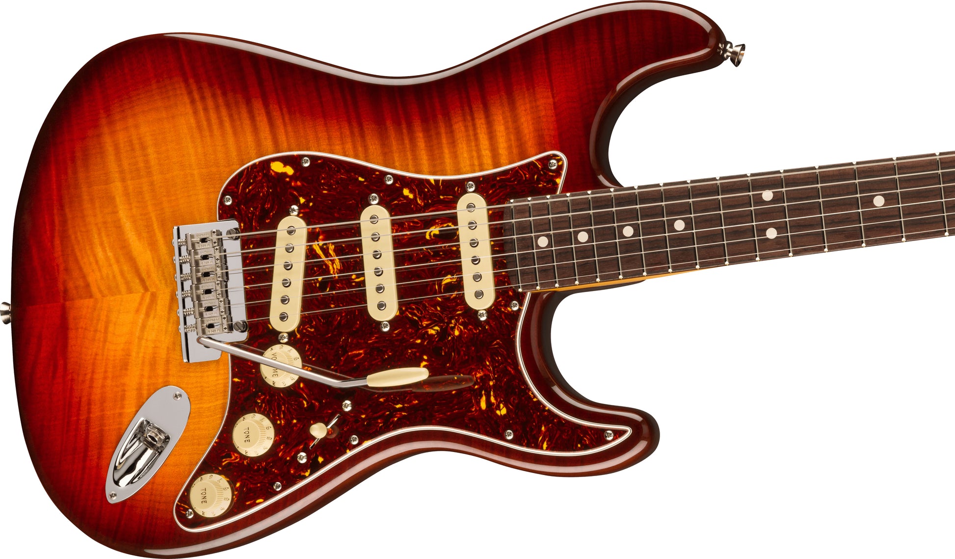 Fender American Professional II Stratocaster 70 Aniversario RW Guitarra Eléctrica Comet Burst 3