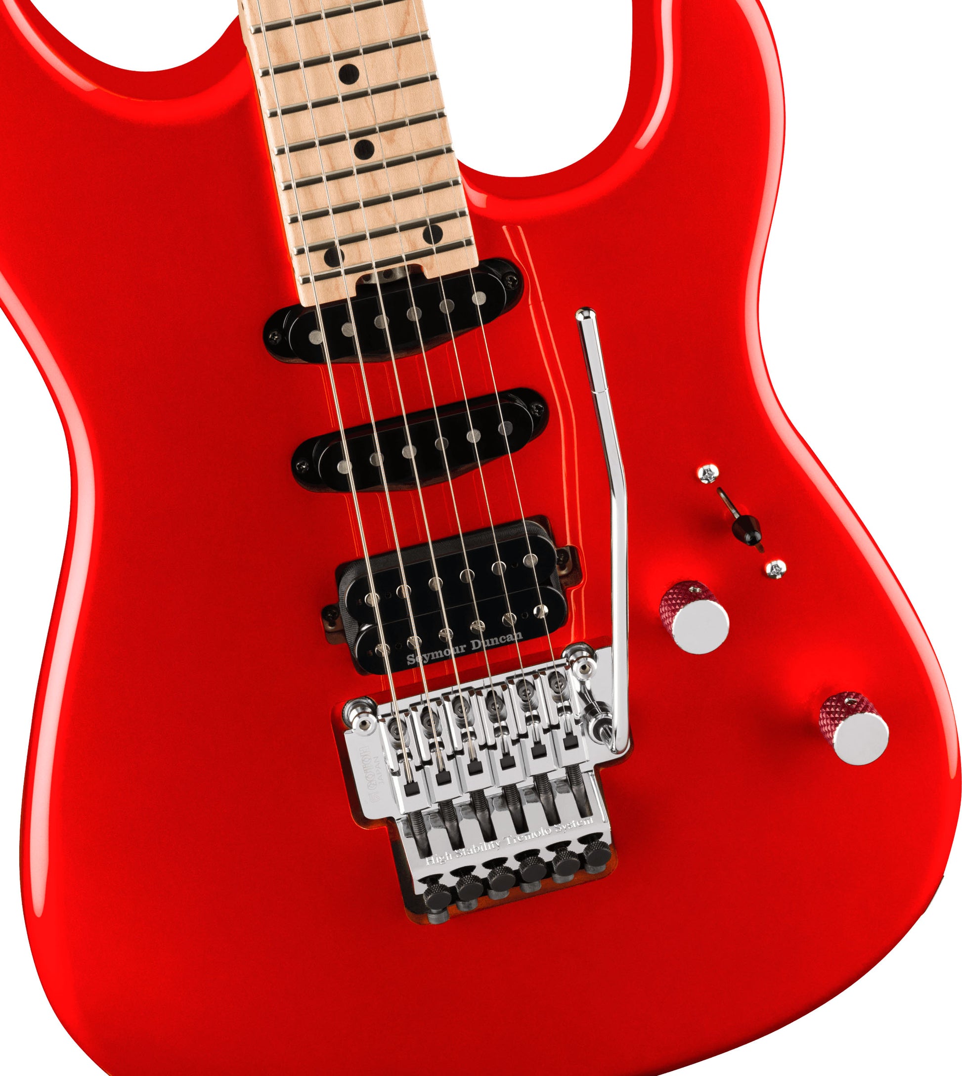 Charvel MJ San Dimas Style 1 HSS FR M MN Guitarra Eléctrica Metallic Red 4