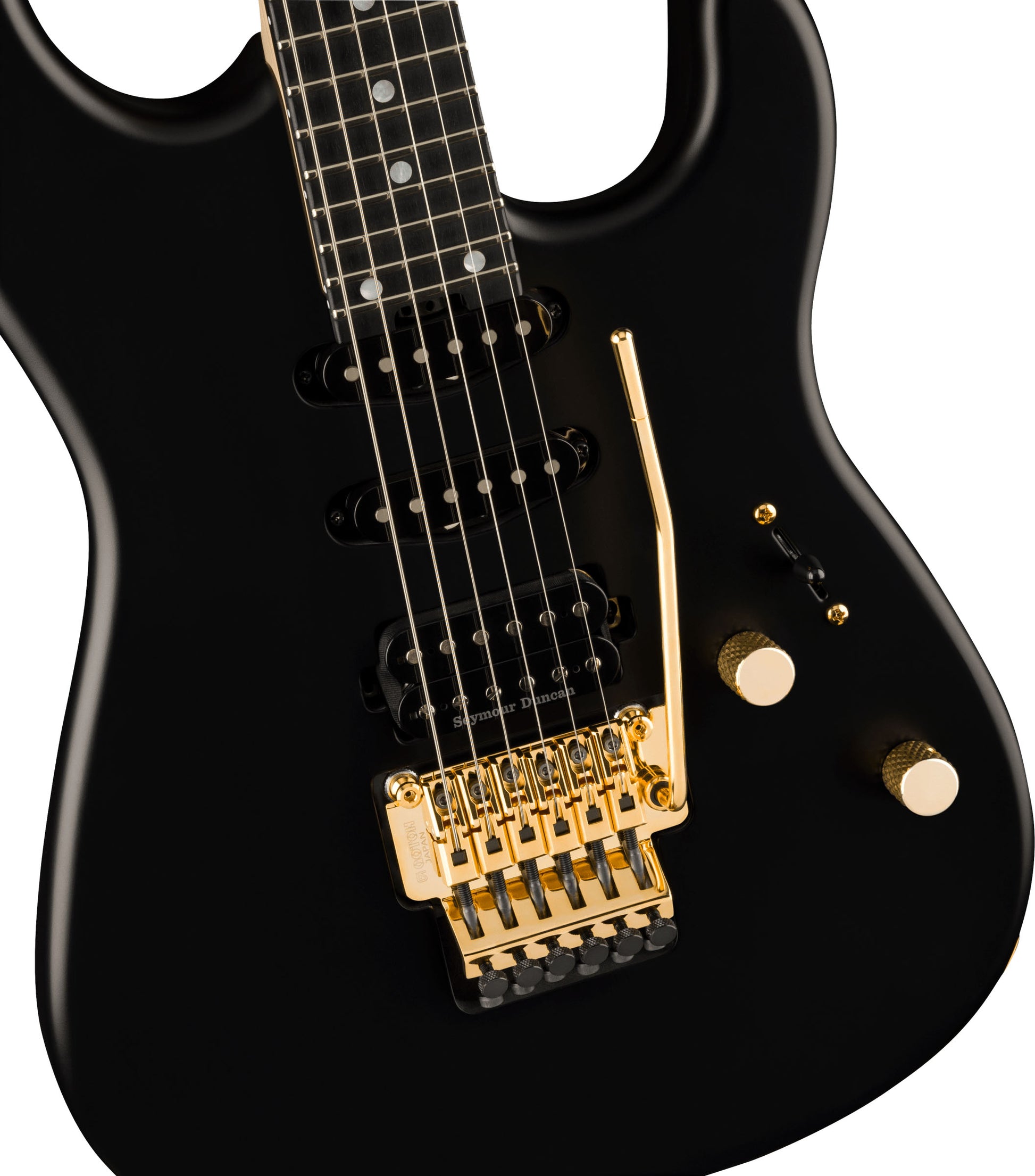 Charvel MJ San Dimas Style 1 HSS FR EB Guitarra Eléctrica Satin Black 4