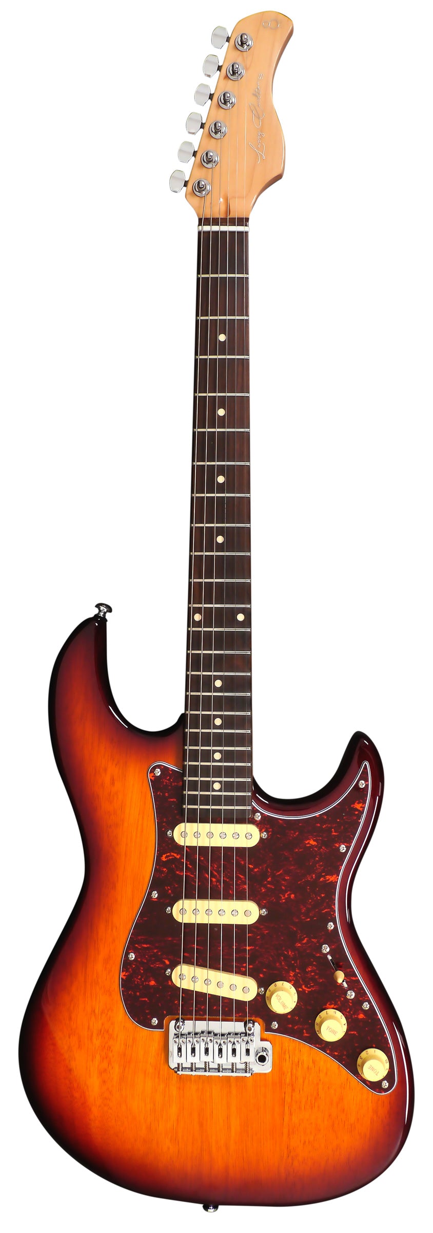 Sire S3 SSS TS Larry Carlton Guitarra Eléctrica Tobacco Sunburst 1