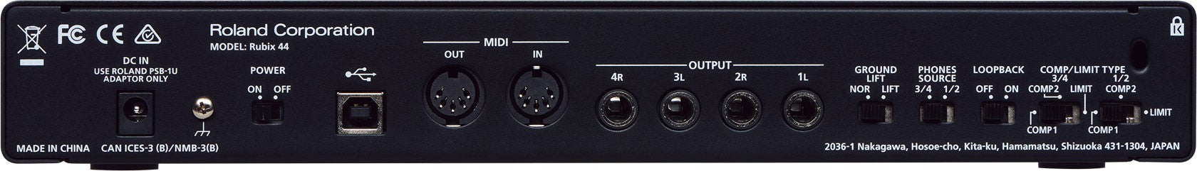 Roland Rubix 44 Interface de Audio 7