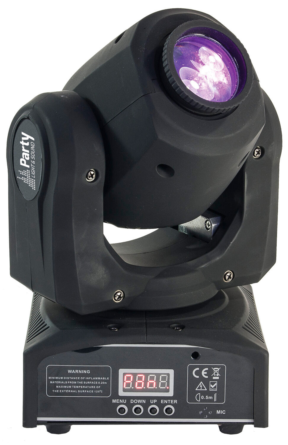 Party SPOT7 Cabeza Móvil DMX de Led Blanco 10W 1