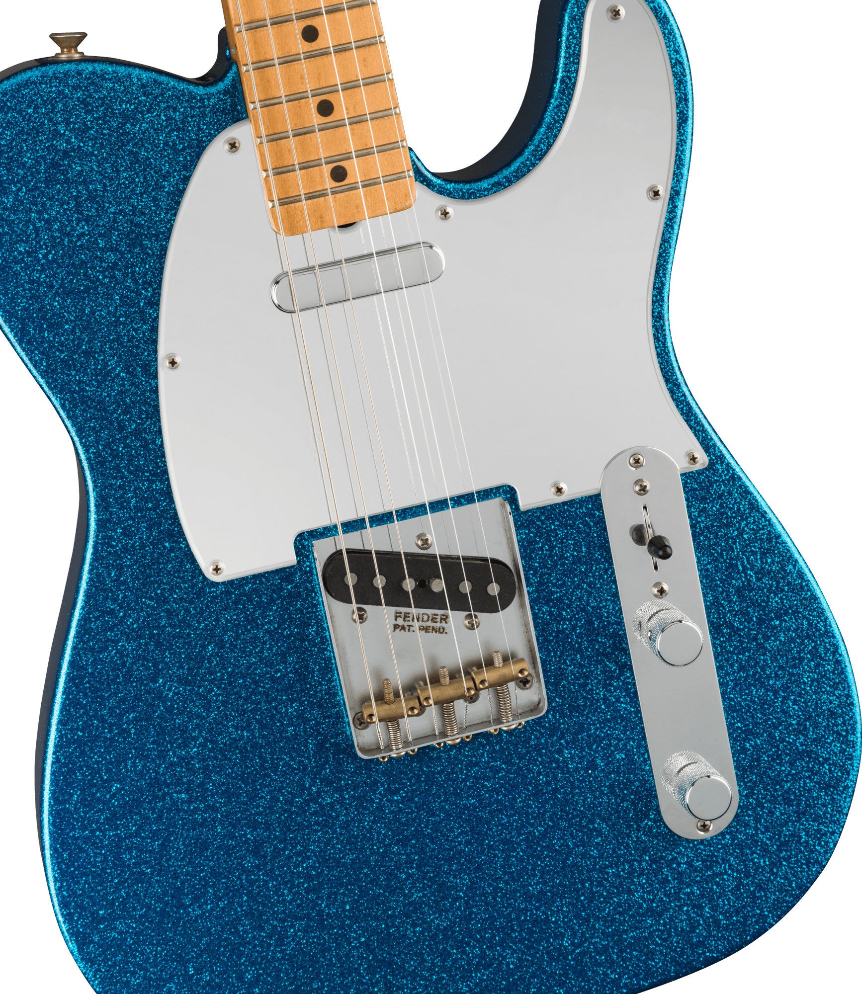 Fender J Mascis Telecaster MN Guitarra Eléctrica Bottle Rocket Blue Flake 4