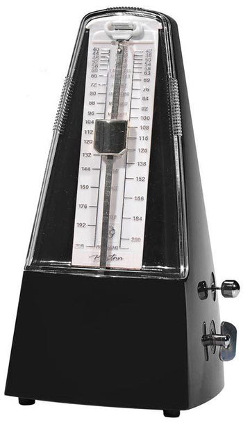 Boston BMM60 BK Metrónomo Mecánico Piramidal Negro 1