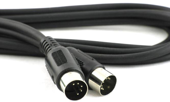 Auvisa QABL D-03-D Cable MIDI 5 Pines 3 Metros 1