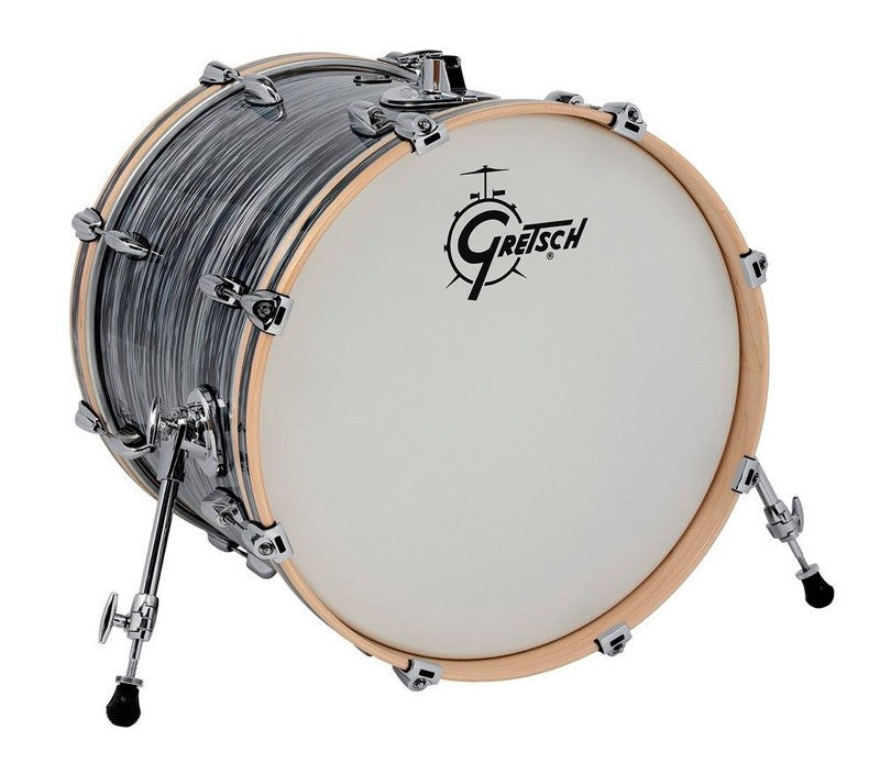 Gretsch Drum Bass Drum New Renown Maple Bombo Batería 20X16 Silver Oyster Pearl 1