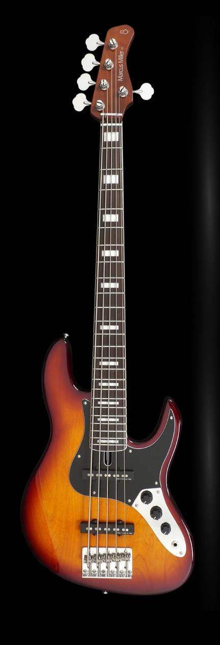 Marcus Miller V5 24-5 TS Bajo Eléctrico 5 Cuerdas Tobacco Sunburst 5