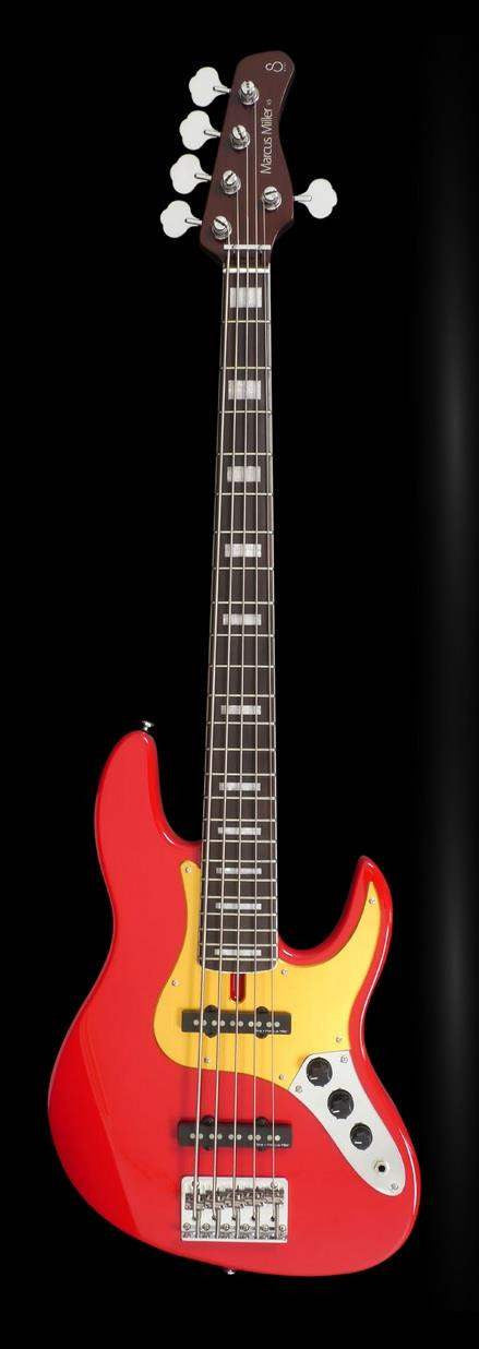 Marcus Miller V5 24-5 DRD Bajo Eléctrico 5 Cuerdas Dakota Red 5