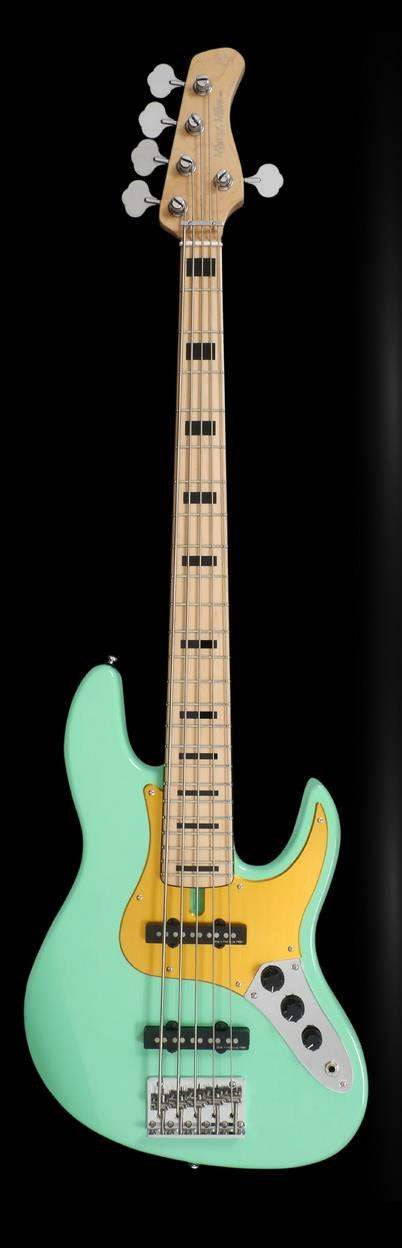 Marcus Miller V5 24-5 MLG Bajo Eléctrico 5 Cuerdas Mild Green 5