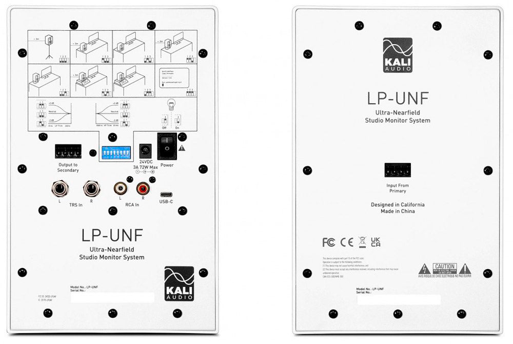 Kali Audio LP-UNFW-EU Ultra Near Field Monitores Activos Biamplificados Blancos 2