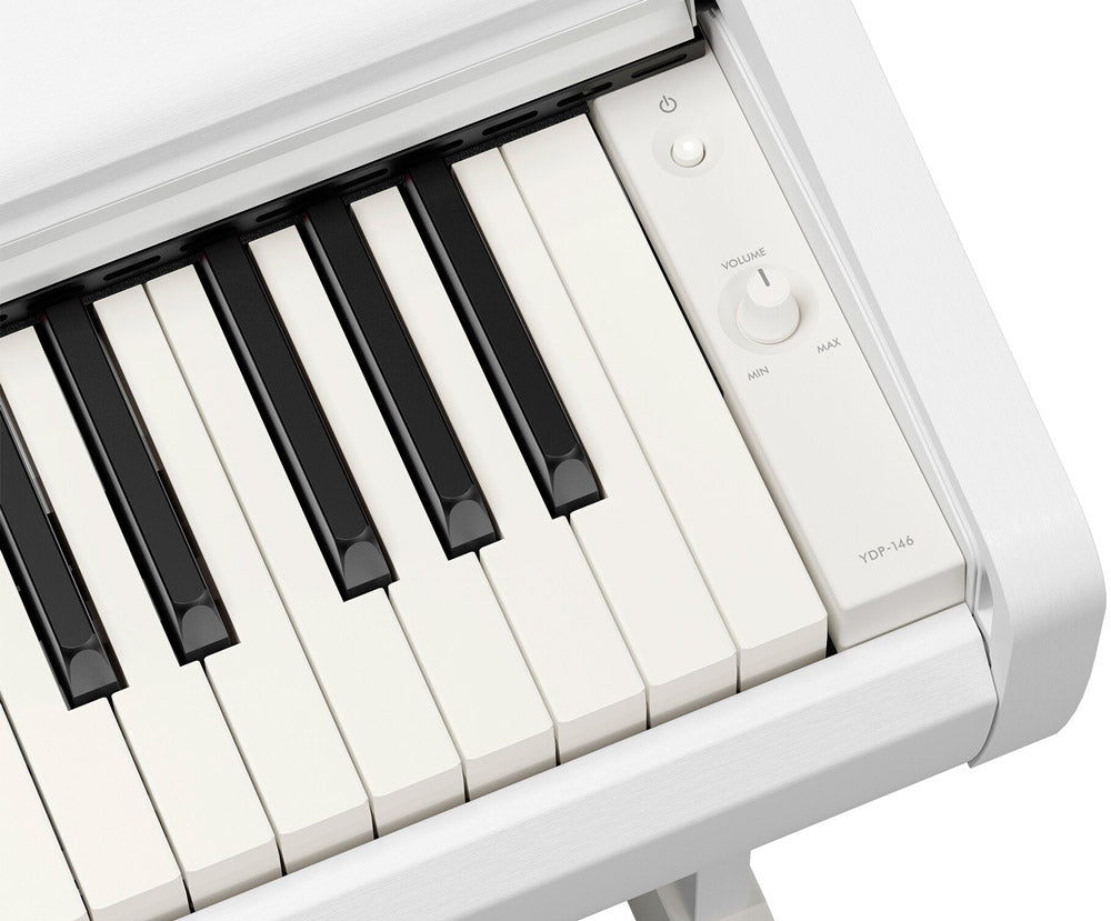 Yamaha YDP146W Piano Digital Arius Blanco 3