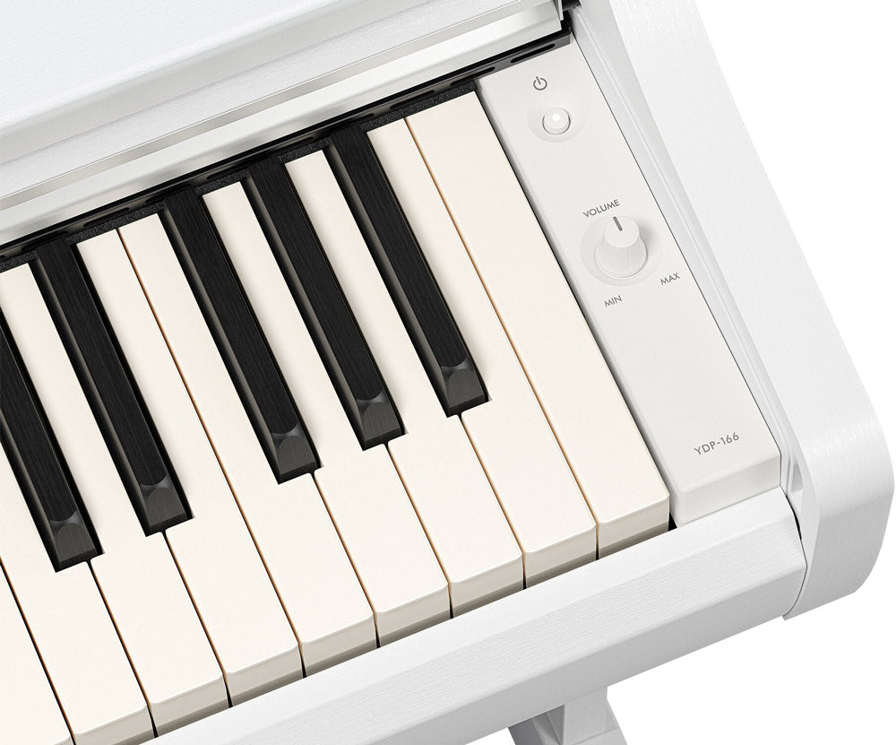 Yamaha YDP166W Piano Digital Arius Blanco 3