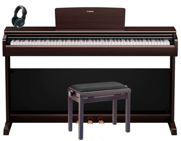 Yamaha -Pack- YDP146R Piano Digital Arius Rosewood + Banqueta y Auriculares 1