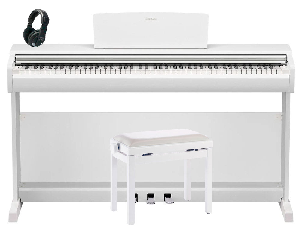 Yamaha -Pack- YDP146W Piano Digital Arius Blanco + Banqueta y Auriculares 1