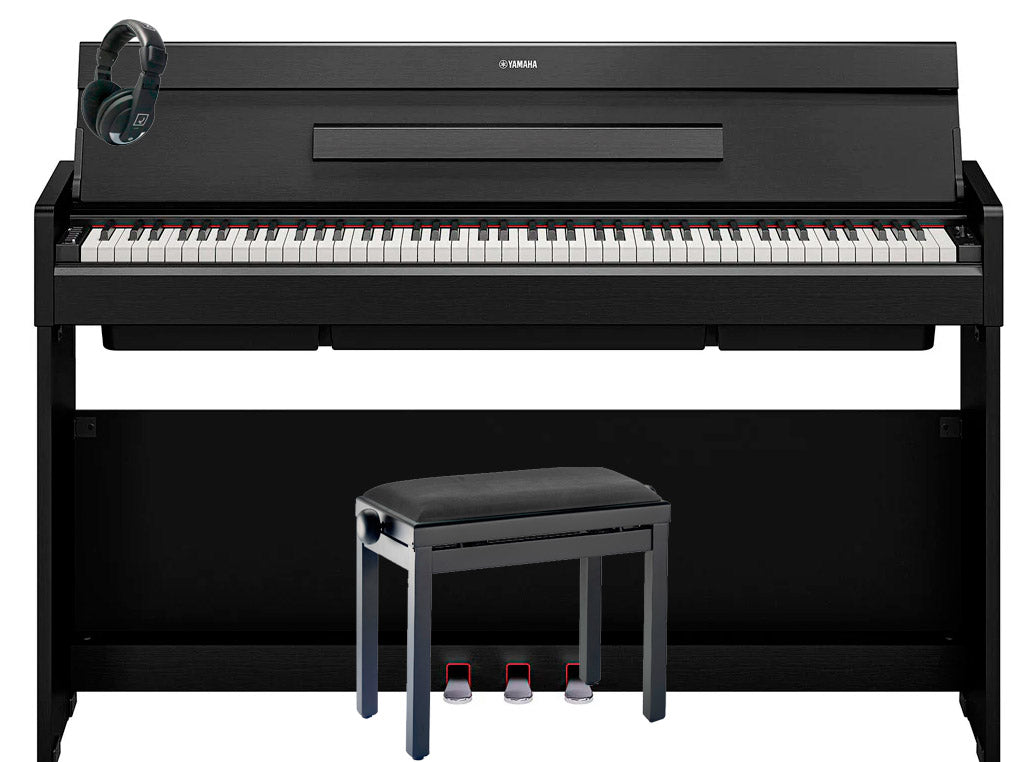Yamaha -Pack- YDPS36B Piano Digital Arius Negro + Banqueta y Auriculares 1