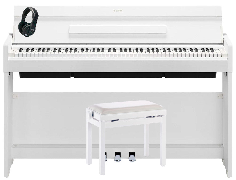 Yamaha -Pack- YDPS36W Piano Digital Arius Blanco + Banqueta y Auriculares 1