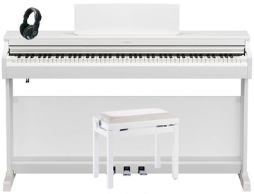 Yamaha -Pack- YDP166W Piano Digital Arius Blanco + Banqueta y Auriculares 1