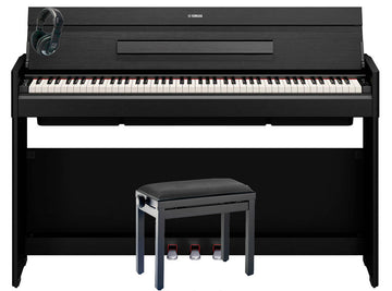 Yamaha -Pack- YDPS56B Piano Digital Arius Negro + Banqueta y Auriculares 1