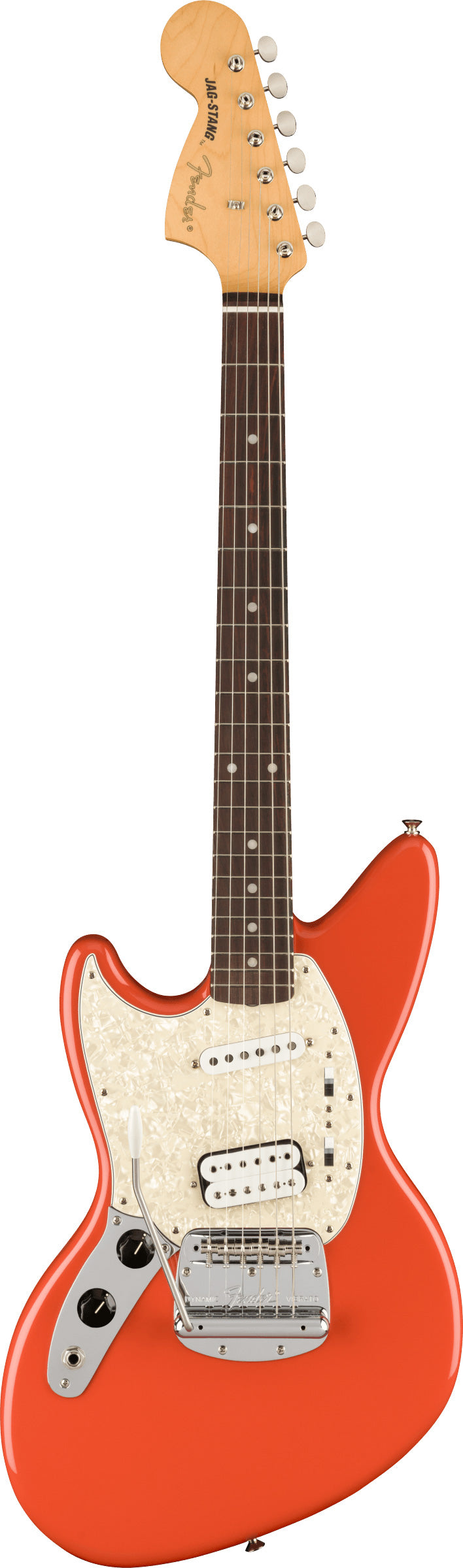 Fender Kurt Cobain Jagstang LH RW Guitarra Eléctrica para Zurdos Fiesta Red 1