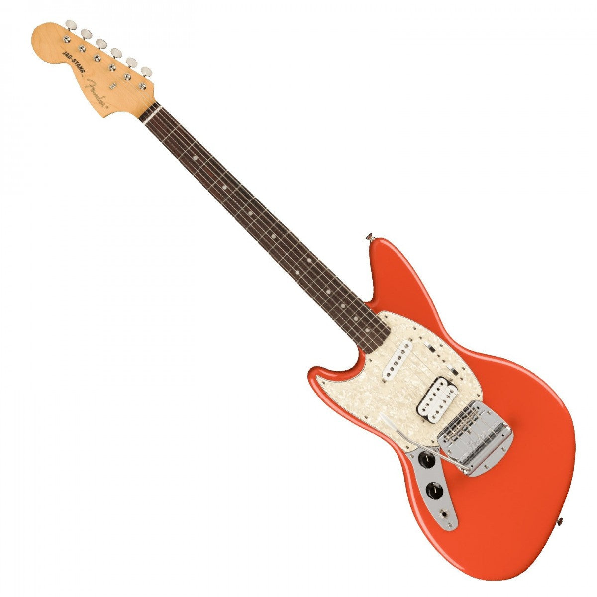 Fender Kurt Cobain Jagstang LH RW Guitarra Eléctrica para Zurdos Fiesta Red 7