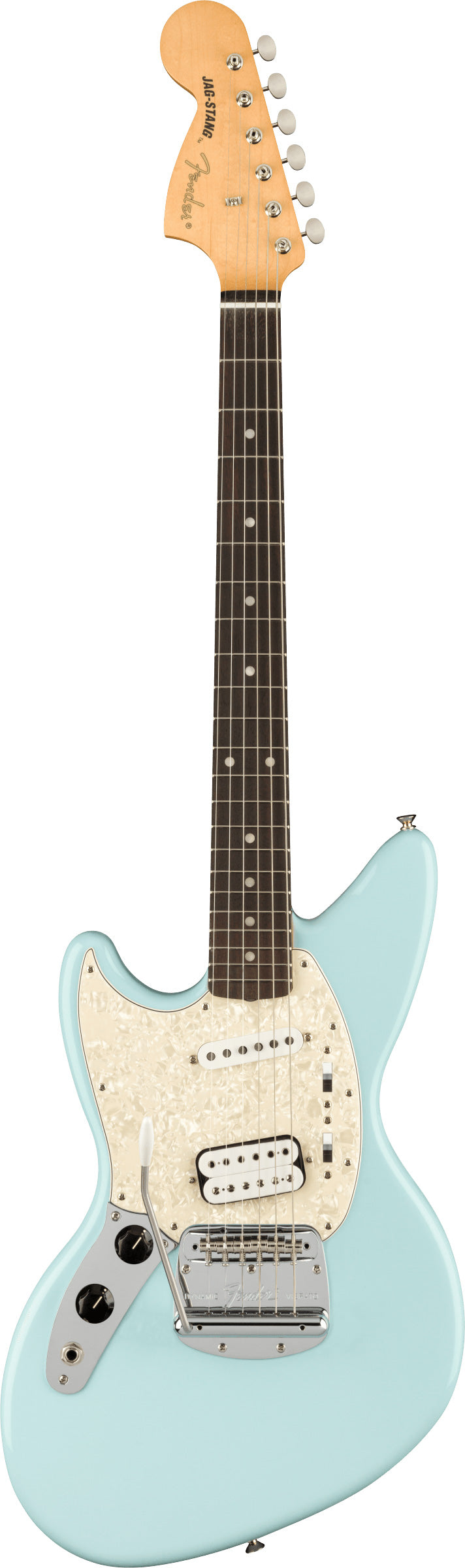 Fender Kurt Cobain Jagstang LH RW Guitarra Eléctrica para Zurdos Sonic Blue 1