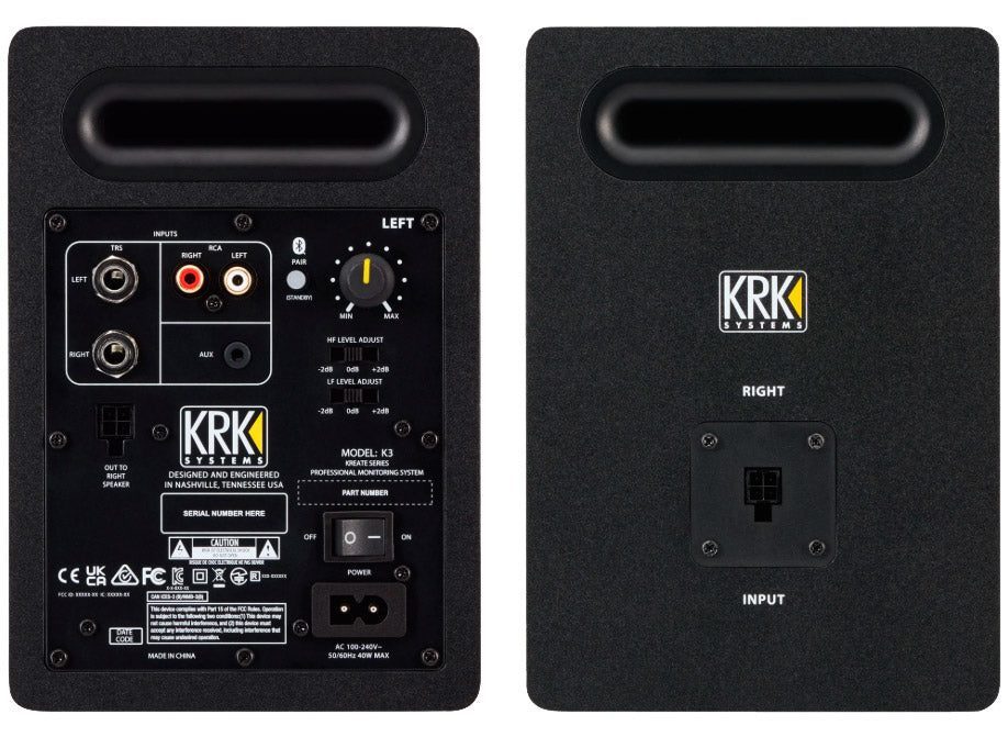 KRK Kreate 3 Pareja de Monitores de Estudio Activos 2