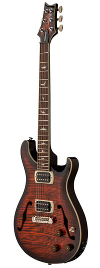 PRS SE Flat Back Hollow Body I Piezo OTS Guitarra Eléctrica Orange Tiger Smokeburst 2