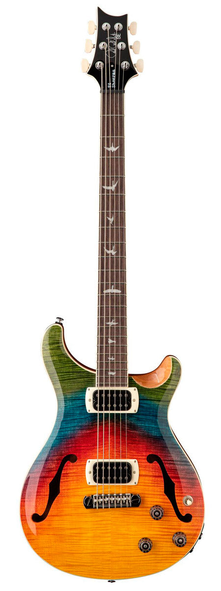 PRS SE Ed Sheeran Flat Back Hollow Body I Piezo Baritone KD Guitarra Eléctrica Kaleidoscope 1