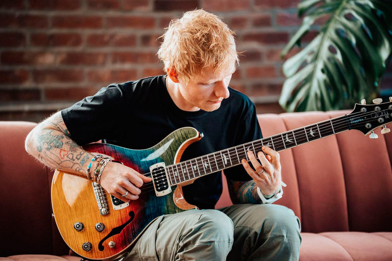 PRS SE Ed Sheeran Flat Back Hollow Body I Piezo Baritone KD Guitarra Eléctrica Kaleidoscope 4