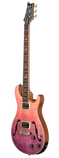PRS SE Ed Sheeran Flat Back Hollow Body I Piezo Baritone PO Guitarra Eléctrica Pink Ombre 2